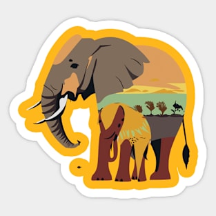 wildlife safari Sticker